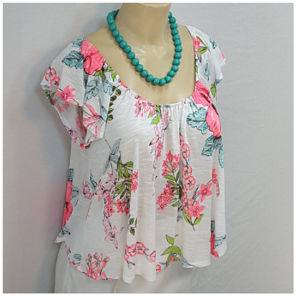 AEROPOSTALE, Pullover Floral Top, size XS - Picture 4 of 8